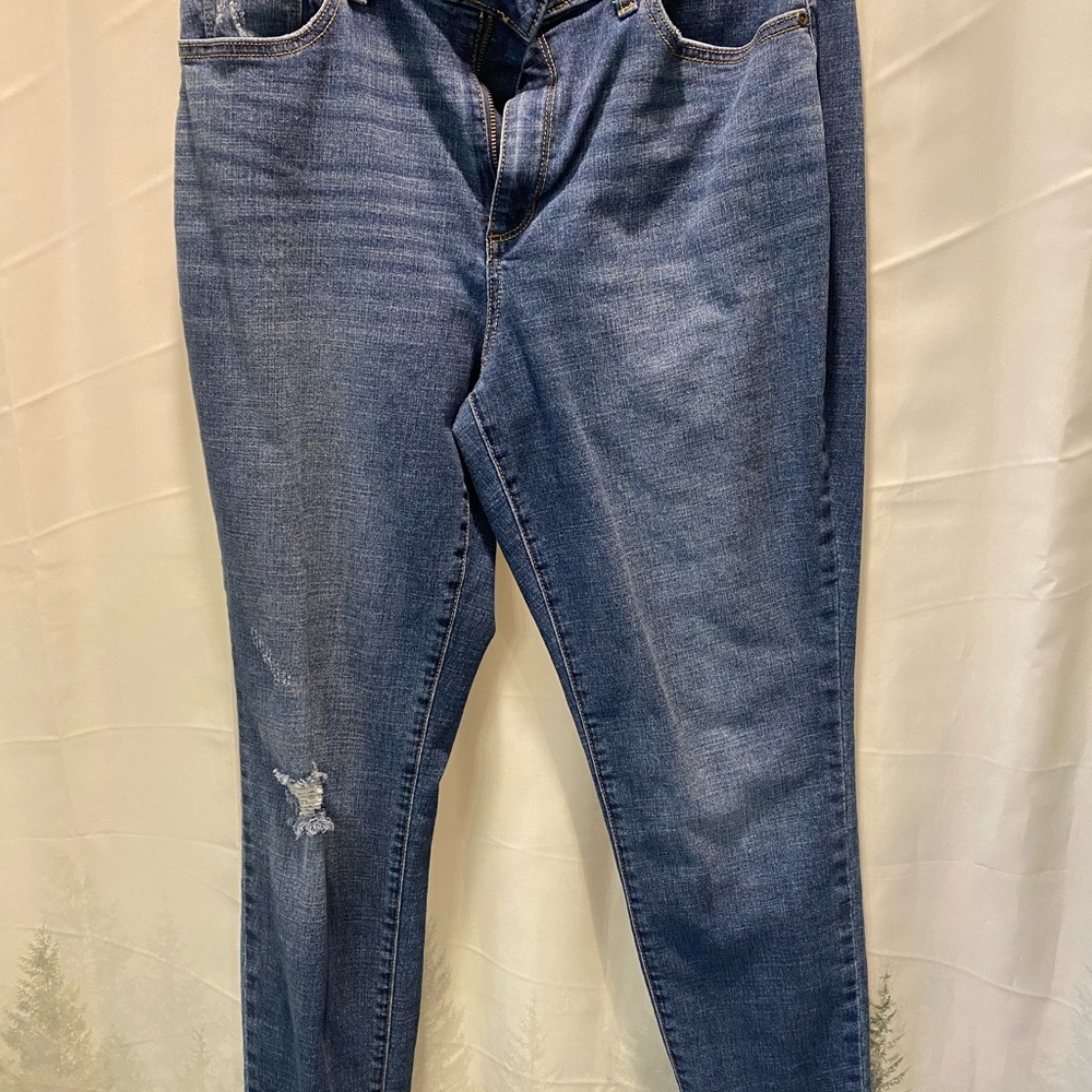 Sonoma Women's Medium Wash Skinny Blue Jeans